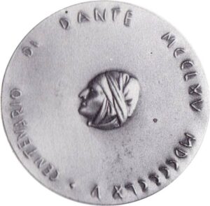 Medaglia 'Centenario di Dante' - DIRITTO