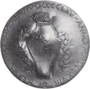 Medaglia 'Centenario di Michelangelo' - ROVESCIO