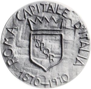 Medaglia 'Centenario di Roma Capitale' - ROVESCIO