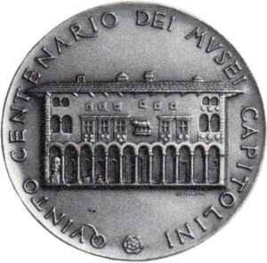 Medaglia 'Centenario dei Musei Capitolini' - ROVESCIO