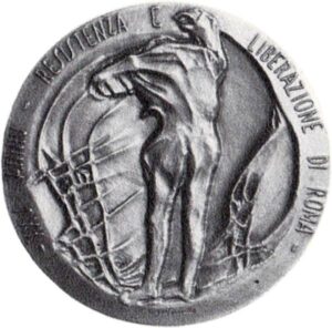 Medaglia 'XXV della Resistenza romana' - DIRITTO